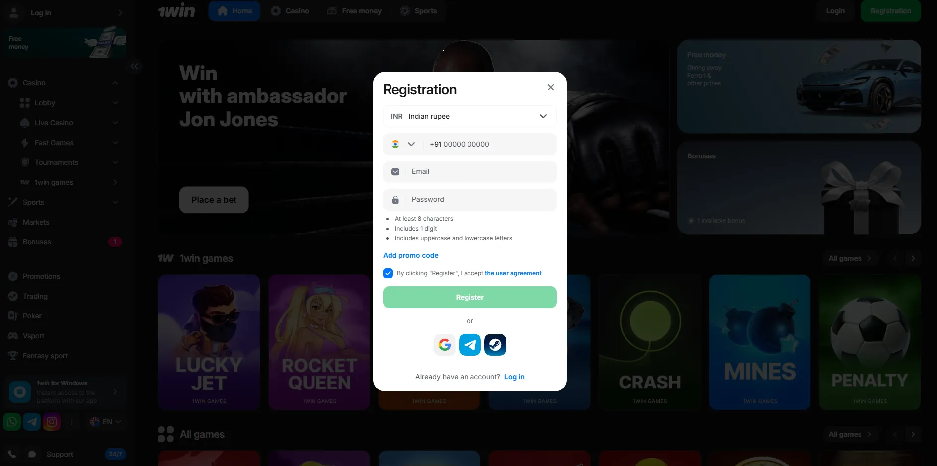 How to Complete the 1win Register Login Process